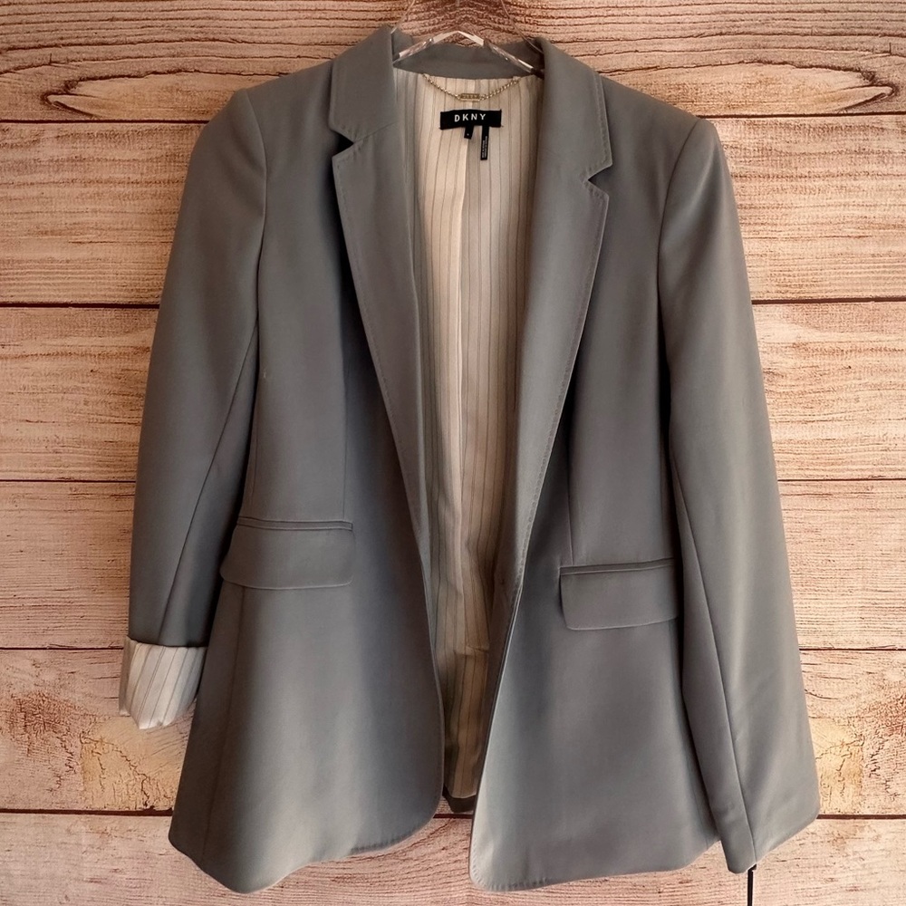 DKNY Light Gray Womens Blazer NWT
